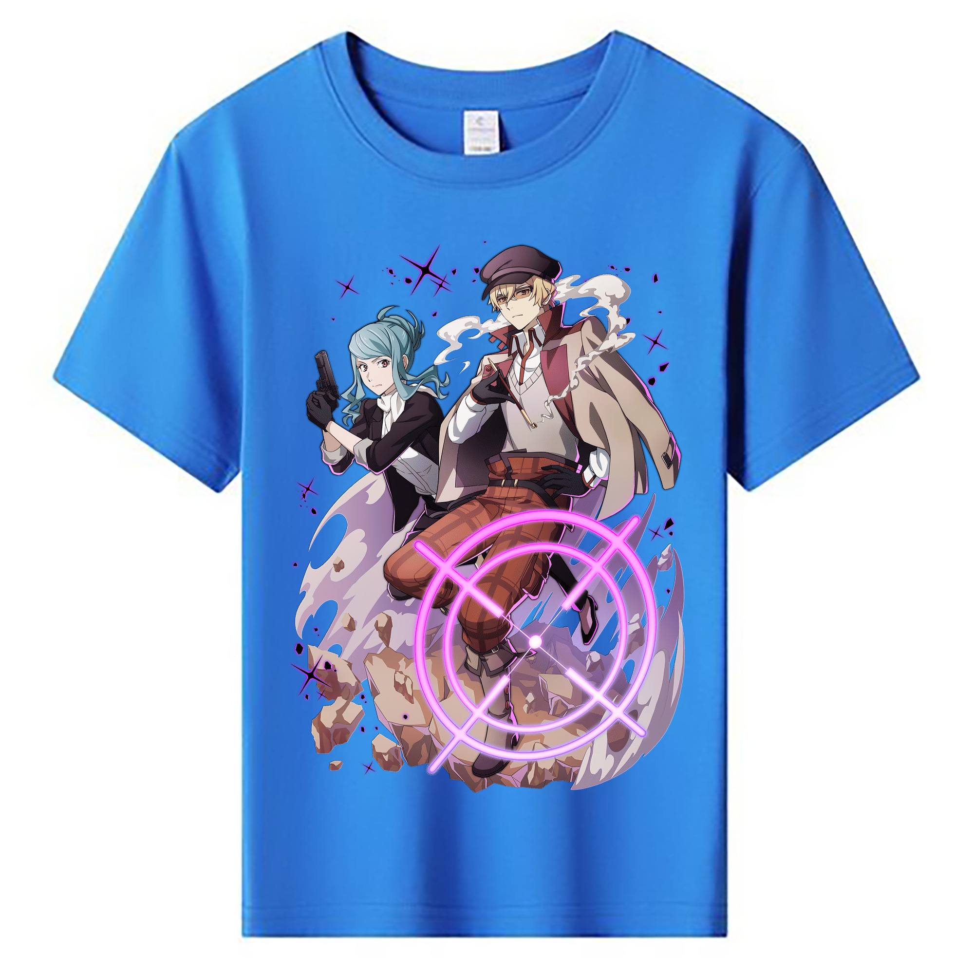 （画像用） 文豪ストレイドッグス Bungo Stray Dogs 綿100％キッズTシャツ（フロントプリント）